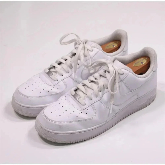 Nike Air Force 1 '07 Lowtop Leather Sneakers Men's US 13 - Picture 2 of 10